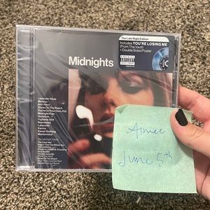 TAYLOR SWIFT LATE NIGHT EDITION CD - sealed!